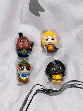 Four Disney Doorables Pixar figures